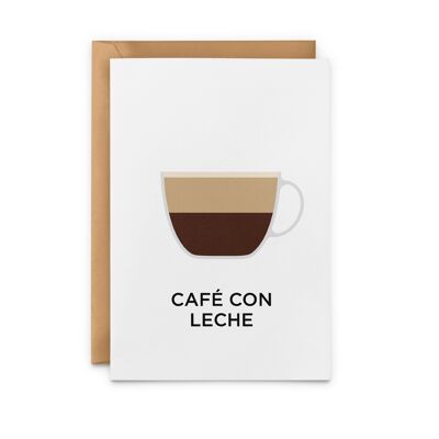 Café Con Leche Card