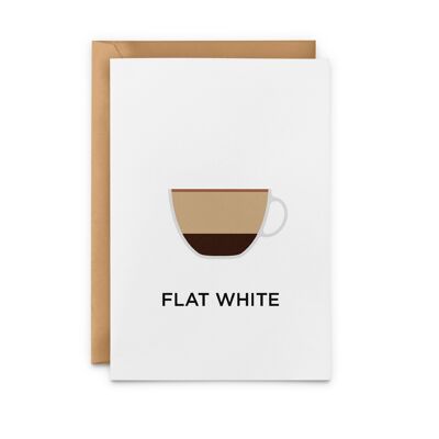 Flat White Card