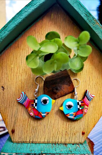 Boucles d'oreilles oiseaux