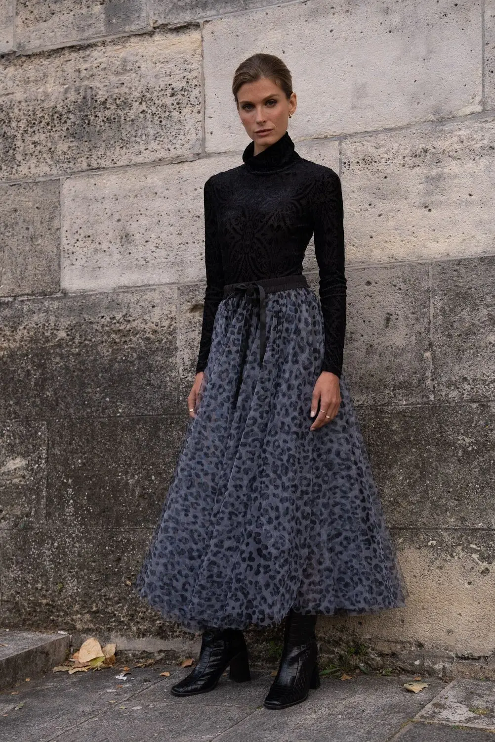 即発送】 ecmile LEOPARD ALLURE SKIRT LEOPARD ALLURE SKIRT