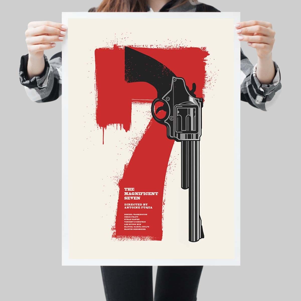 Cartello del film Los siete magnifici