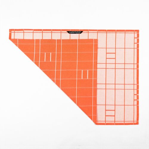 GRID capucine tea towel - STRUCTURE capsule collection