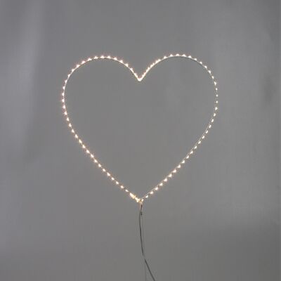 LED Gartenstecker weiß 64 Lichter 28cm