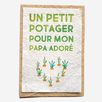 FDP03 - Un potager pour Papa - Graines de carottes