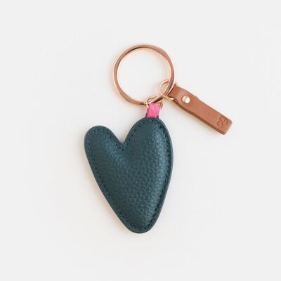 Green Heart Keyring