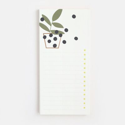 House Plant List Pad