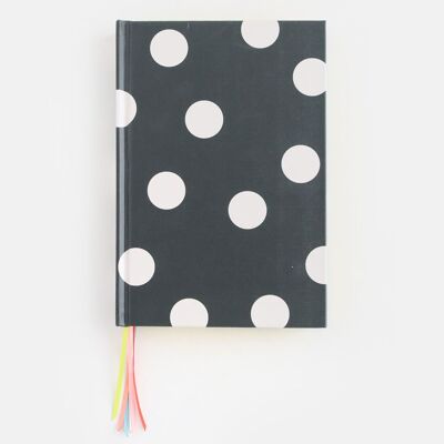 Charcoal Spot Multi Ribbon Notebook (was SS22 dev)