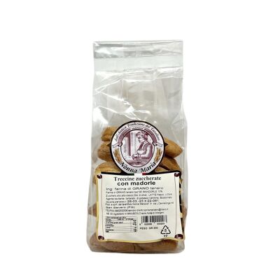 Biscotti dolci - Treccine dolci alle mandorle (300g)