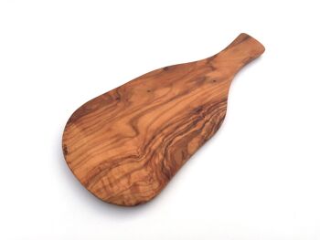 Planche à déjeuner avec manche 26 cm en bois d'olivier 1