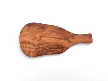 Planche à déjeuner avec manche 26 cm en bois d'olivier 3