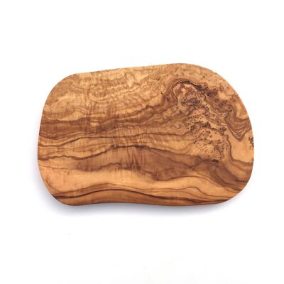 Natural cut breakfast board 23 cm made of olive wood