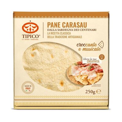Pane Carasau - crunchy bread typical of Sardinia Made in Italy