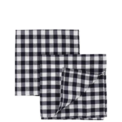 Paquet de serviettes vichy carrées moyennes