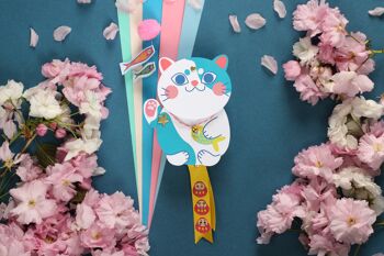 Coffret fabrication tirelire chat japonais pour enfant + 1 livre - Kit bricolage/activité enfant en français 2