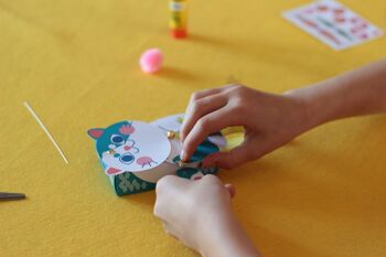 Coffret fabrication tirelire chat japonais pour enfant + 1 livre - Kit bricolage/activité enfant en français 3
