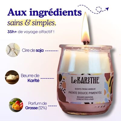 Sweet Potato Spicy Soy Wax Scented Candle β Sweet and Spicy