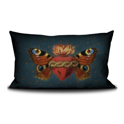 HOUSSE COUSSIN 40X65 PAPILLON SACRE