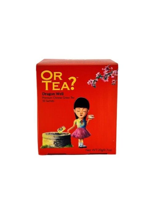 Dragon Well - Premium Chinese Green Tea - 10-sachet box