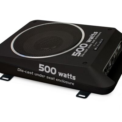Calibre Audio Technology BC108US Caisson de basses actif 500 W pour voiture