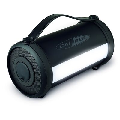 Caliber Tragbarer Outdoor-Bluetooth®-Lautsprecher mit LED-Beleuchtung und eingebauter Batterie