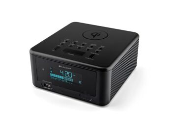 Réveil Calibre HCG010QIDAB-BT avec chargement QI, deux heures d'alarme, DAB+ et Bluetooth 3