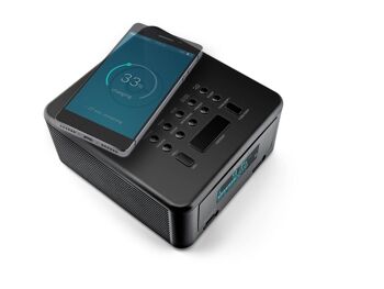 Réveil Calibre HCG010QIDAB-BT avec chargement QI, deux heures d'alarme, DAB+ et Bluetooth 6