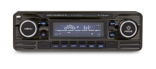 Kaufen Sie Caliber Audio Technology RMD120DAB-BT-B Autoradio Bluetooth®-Freisprecheinrichtung,  inkl. DAB-Antenne, Retro Design zu Großhandelspreisen