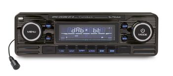 Autoradio Caliber Audio Technology RMD120DAB-BT-B kit mains libres Bluetooth®, avec antenne DAB, design rétro 4