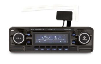 Autoradio Caliber Audio Technology RMD120DAB-BT-B kit mains libres Bluetooth®, avec antenne DAB, design rétro 5