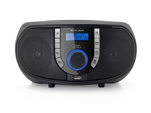 Caliber Audio Technology HBC433DAB-BT CD-Radio DAB+, UKW AUX, Bluetooth®, CD Schwarz