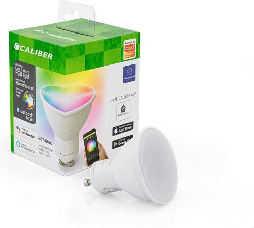 Caliber Wifi LED GU10 Cool+Warm White +RGB HBT-GU10