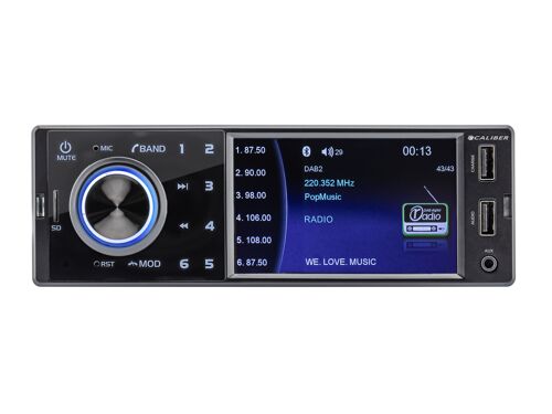 Caliber Audio Technology RMD402DAB-BT Car stereo DAB+ tuner, Bluetooth Freisprecheinrichtung