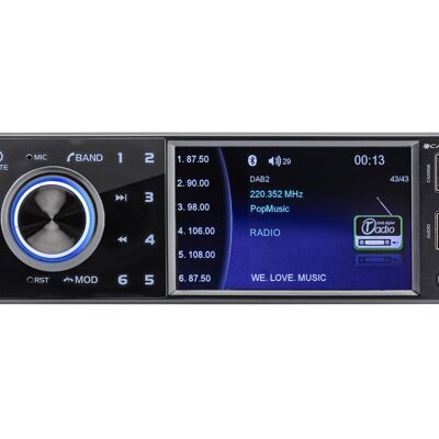 Caliber Audio Technology RMD402DAB-BT Car stereo DAB+ tuner, Bluetooth hands-free kit