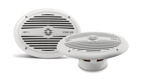 Caliber Marine-Lautsprecher – 6X9 Spritzwassergeschützt 180 Watt – Weiß (CSM69 NEU)