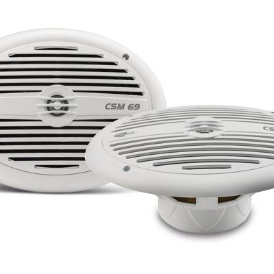 Altoparlanti Calibre Marine - 6X9 Antispruzzo 180 Watt - Bianco (CSM69 NEW)