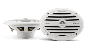 Caliber Marine Speakers - 6X9 Splashproof 180 Watts - Blanc (CSM69 NOUVEAU) 7