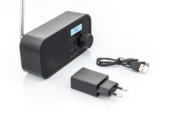 Radio portable DAB+ Caliber - Avec fonctions FM et alarme Batterie intégrée (HPG319DAB) 5