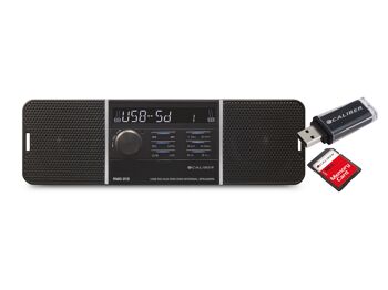 Autoradio Caliber avec haut-parleurs intégrés USB, SD (RMD213) 3