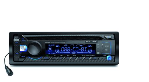 Caliber Autoradio mit Bluetooth und DAB+ – CD/USB/SD 4x75Watt – Schwarz (RCD239DAB-BT)