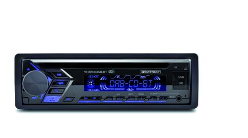 Caliber Autoradio mit Bluetooth und DAB+ – CD/USB/SD 4x75Watt – Schwarz (RCD238DAB-BT)