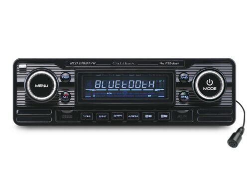 Caliber Autoradio – FM-Radio 4x75Watt mit Bluetooth,USB 1 Din -Schwarz (RCD120BT-B)
