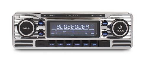 Caliber Retro radio 4x75W met FM, CD, Bluetooth en USB – Silber (RCD120BT)