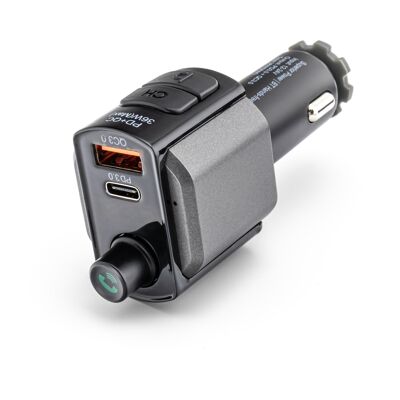 Caliber FM Transmitter with Bluetooth and Dual USB - Black (PMT567BT)