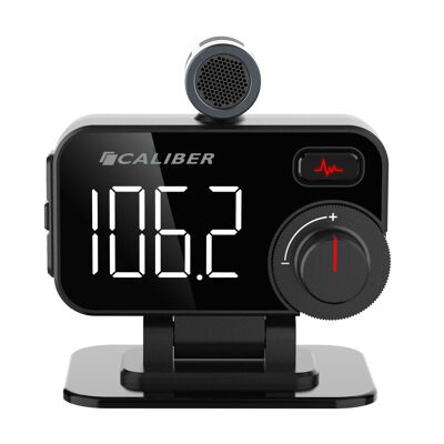 Caliber FM Transmitter with Bluetooth Technology and Voice Assistant - Black (PMT565BT)