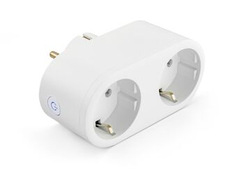 Caliber Smart Plug Double avec moniteur d'énergie (HWP121E) 2