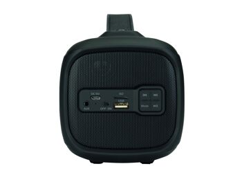 Haut-parleur Bluetooth avec USB et batterie - Noir (HPG425BT) 3