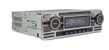 Autoradio avec DAB+, USB et Bluetooth 4x75Watt – Look retro chrome (RMD120DAB-BT) 3