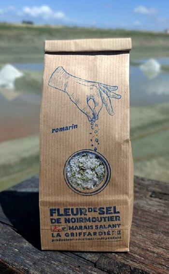 Fleur de Sel de Noirmoutier, Romarin 250gr