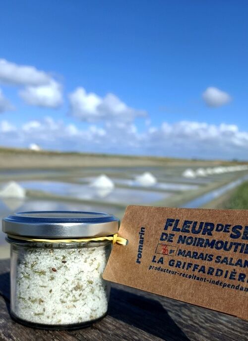 Fleur de sel de Noirmoutier, Romarin 70gr