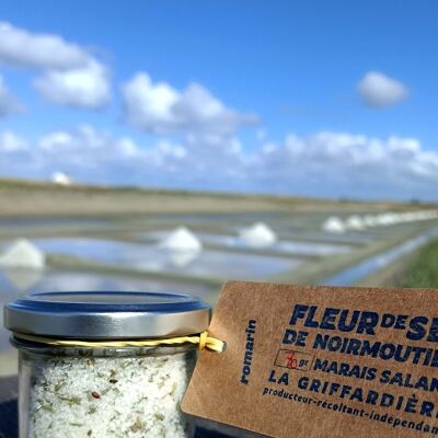 Noirmoutier Fleur de Sel, Rosmarin 70gr